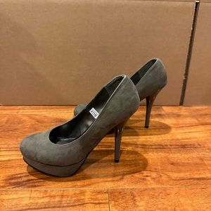 Dark Grey Wedged Stillettos (Size 6)
